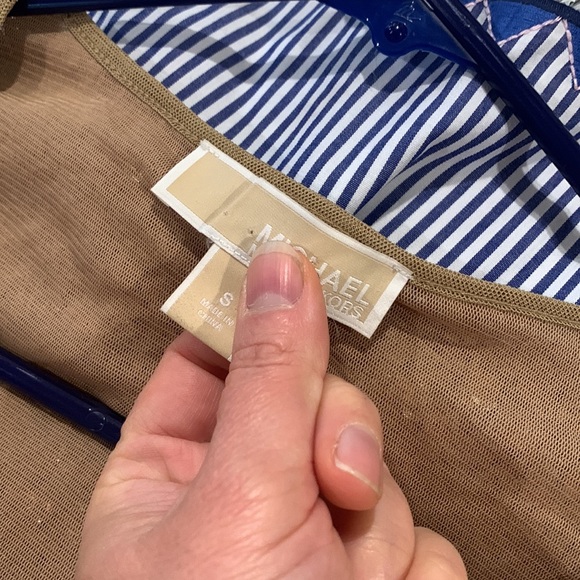 Micheal Kors Gold Sequence Mini Dress - Picture 6 of 6